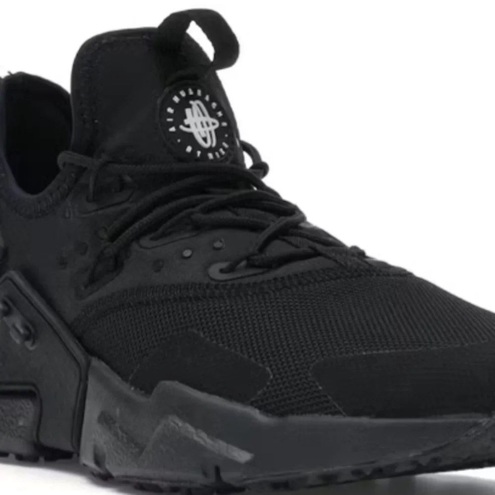 Nike Air Huarache Drift Black Lace-Up Sneakers Men's Size 10.5 MSRP $160 - Picture 2 of 10